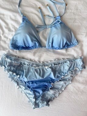 Victoria's Secret Light Blue Ombre TOP